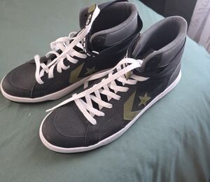 Converse Black and Olive Star Sneakers